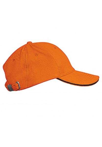 K-UP Orlando 6 Panel unisex Cap – Oranje